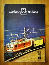 Berliner TT Bahnen / Katalog / DDR / Eisenbahn / Modelleisenbahn / Modell / Zeit
