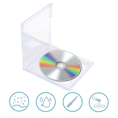 5 Pcs CD-Hülle Fälle Für Verfassungsscheiben Festplattenspeichergehäuse - Afbeelding 8 van 12