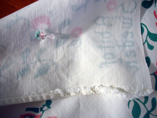 Nappe tissée suédoise un peu de Suède couple tissu vintage personnalisé 48x72 - Photo 4/7