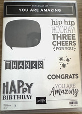 Stampin' Up YOU ARE AMAZING Stamp Set - Retired