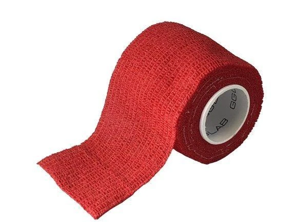 5cm x 4.5M Finger, Wrist & Guard Tape, Red