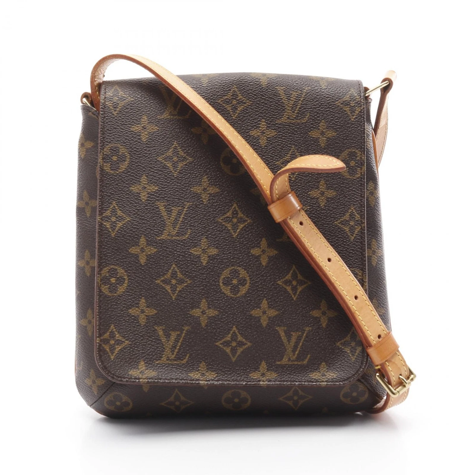 LOUIS VUITTON（LV） Borsa a tracolla lunga Louis Vuitton Muse Salse M51387 tela monogramma marrone usata