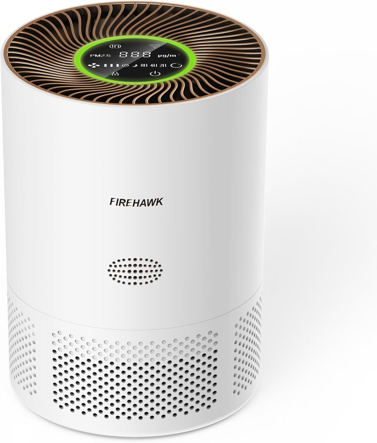 Powerful H13 HEPA Air Purifier for Large Spaces Up to 2300 ft² Efficient PM 2.5 Filtration in White-image
