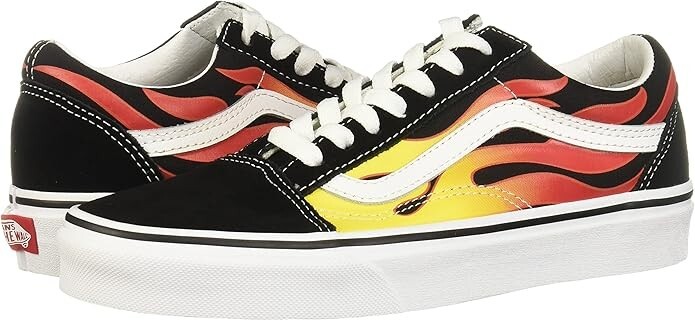 VANS REFLECTIVE FLAME OLD SKOOL SHOE スニーカー Vans Old Skool Reflective Flame Black - Billion Creation