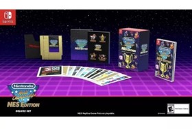 Nintendo World Championships NES Edition Deluxe Set Nintendo Switch In Hand