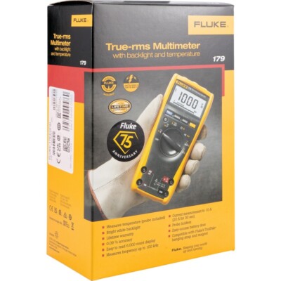 FLUKE 179 Handheld Digital Multimeter True RMS Backlight