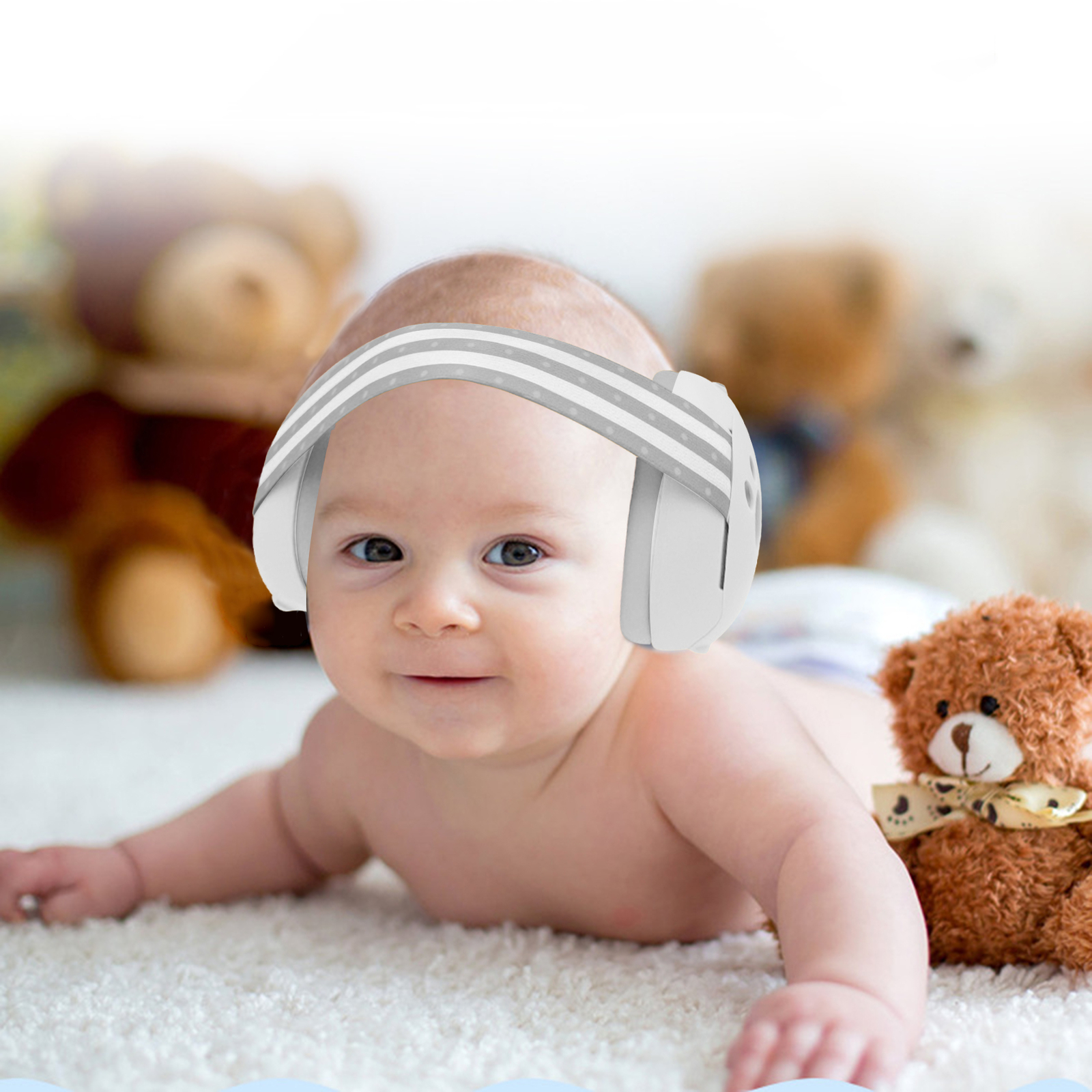 Newborn Noise Reduction Headphones Baby Earmuffs Infant Cancelling for