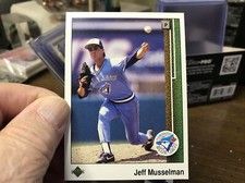 1989 Upper Deck Toronto Blue Jays Baseball Card #41 Jeff Musselman