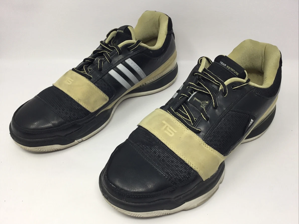 Adidas Team Signature Gilbert Arenas Mens Size 11.5 Black Gold 070309