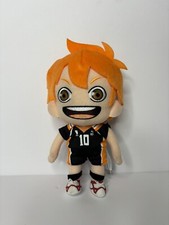Haikyu  SHOYO HINATA 10 PLUSH 9  Orange Black Stuffed Doll Crunchyroll