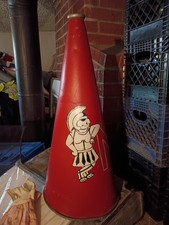 Vintage 28 Cheerleader Megaphone Red with white sparton Graphic