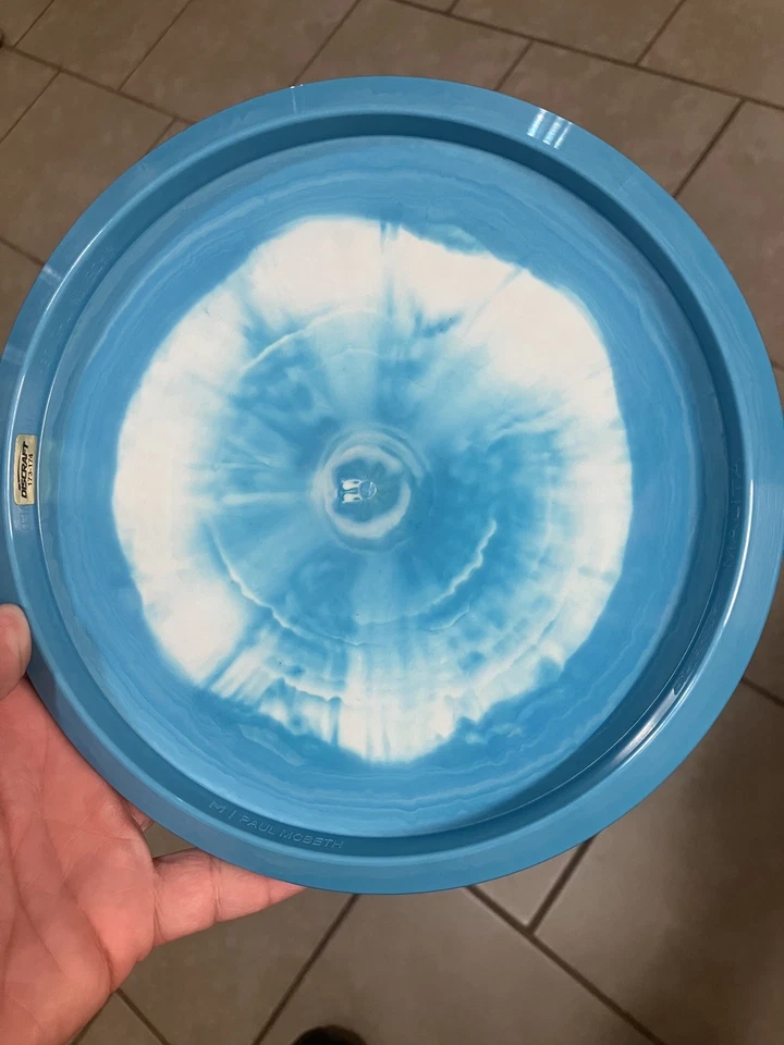 Discraft ESP MALITA - Prototype Paul McBeth - Swirly Blue with Wonderbread Stamp - Image 2 of 3