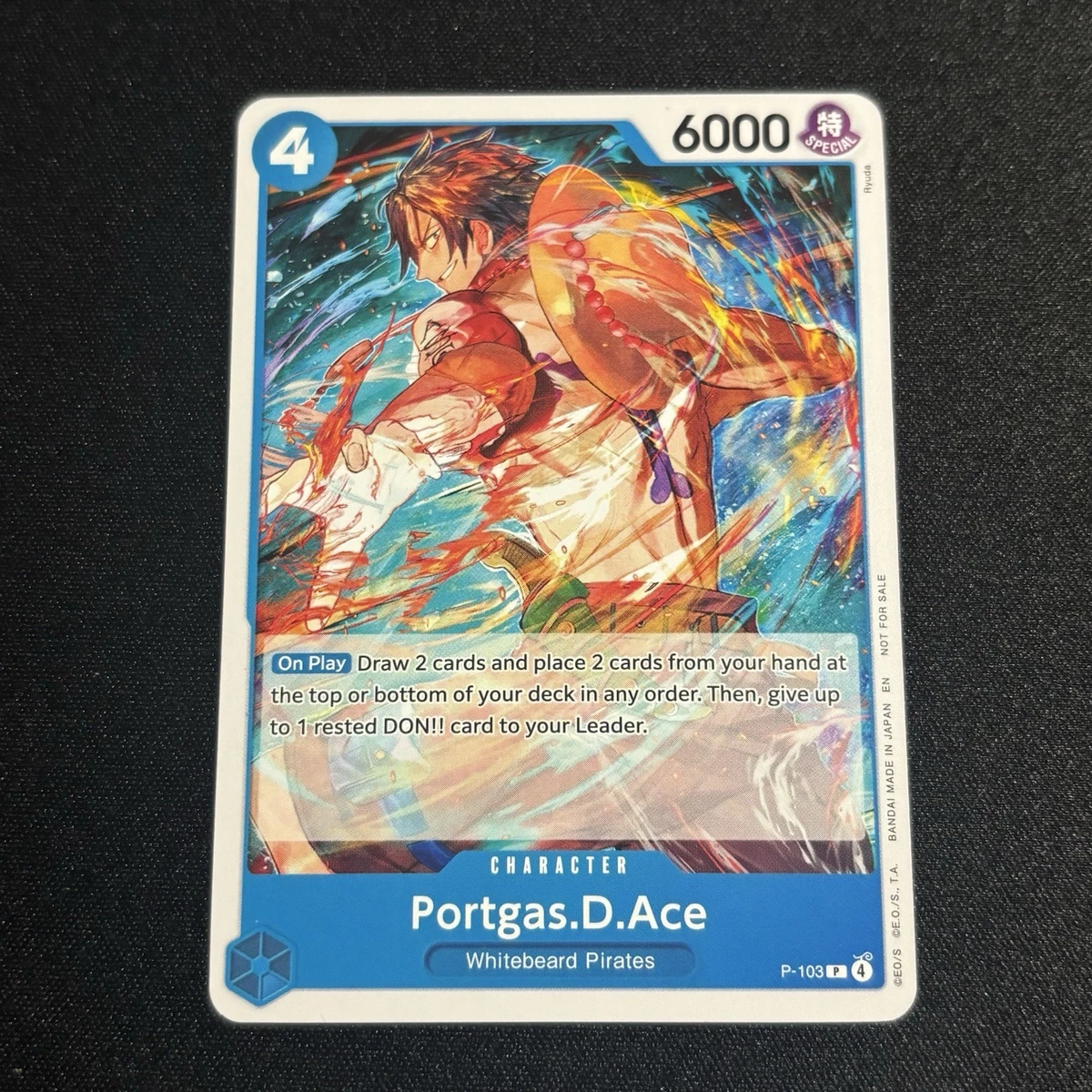 Portgas.D.Ace P-103 One Piece Promotion Cards for sale | eBay