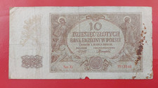 Poland 10 Zlotych 1940 Pick 94 VG