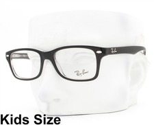 Ray-Ban Kids Eyeglasses RB 1531 3529 Polished Black on Clear 48mm Kids Size Case