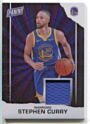 2021 Panini Father's Day Stephen Curry /25 Jersey Parallel Golden State Warriors