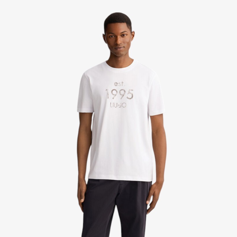 T-Shirt Basica Uomo Liu-Jo QA5125J4924 Bianco PE25 20990₽