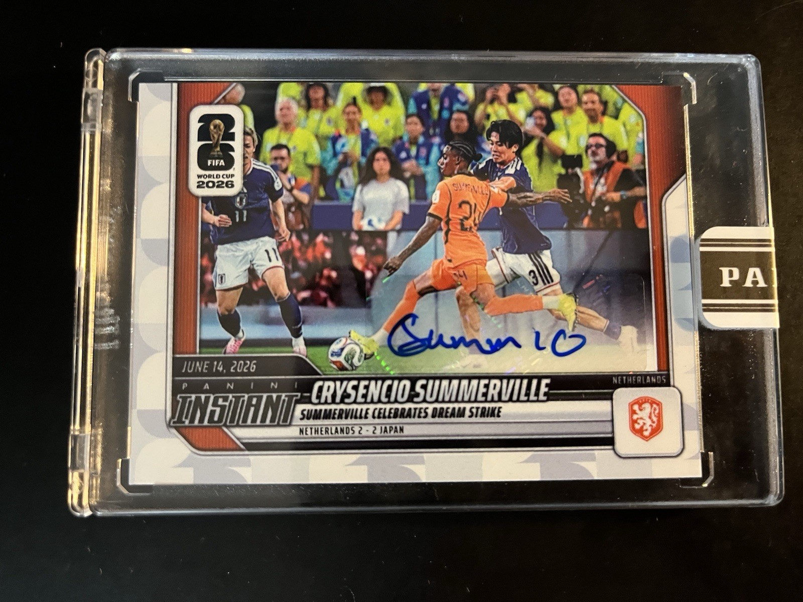 2026 Panini Instant FIFA World Cup Autograph Crysencio Summerville Auto /99