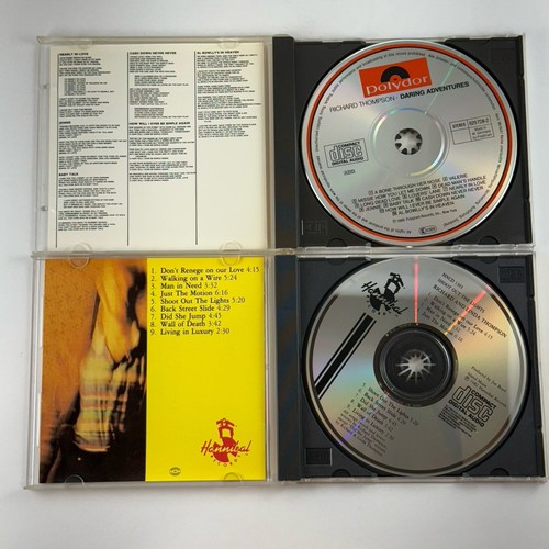 Richard Thompson 4 Cd Lot-Daring Adventures- Rumor And Sigh - Mirror Blue +1 - Picture 4 of 4