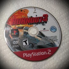 Burnout 3: Takedown - Greatest Hits (Sony PlayStation 2, PS2 - 2005) Disc Only