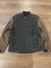 Street & Steel Vault Protection Motorcycle Jacket Mens XL Black Brown Armored