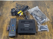 Manhattan SX Freesat HD Set Top Box Satellite Receiver - Black - With Remote