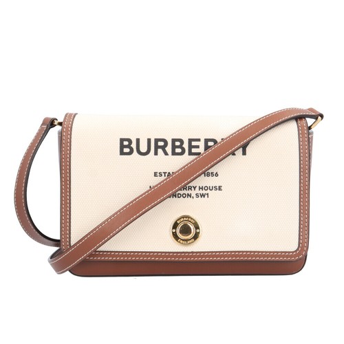 Burberry Shoulder Bag Cotton 8055220 Brown for Women BURBERRY Used
