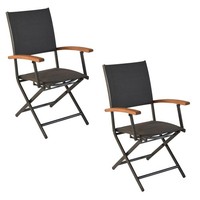 Mx Gartenstuhl Paxos 2Er Set Klappstuhl Klappsessel Gartensessel Balkonstuhl
