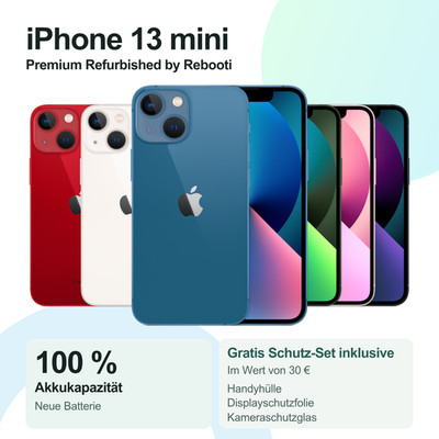 Apple iPhone 13 Mini 128GB | Wie neu [Premium] | 100% Batterie [Neu]