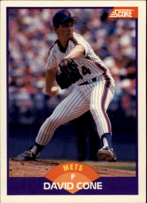 1989 Score #221 David Cone - BB