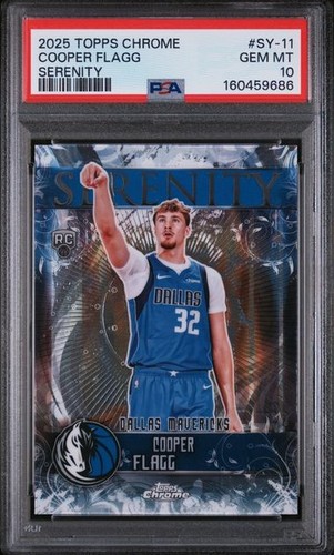 2025 Topps Chrome Cooper Flagg Base (PSA 10)