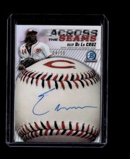 2026 Bowman Chrome Across The Seams Autograph Elly De La Cruz Auto /50 Reds