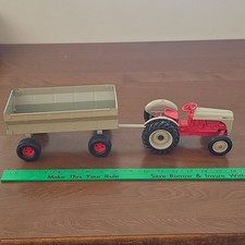 Ford Toy Tractor 640 Model 1954 With Wagon Ford Toy Tractor 640 Model 1954 With Wagon