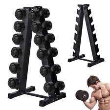 Dumbbell Rack 6 Tier Heavy Duty Weight Rack Holder 500lbs Capacity Quick Rack