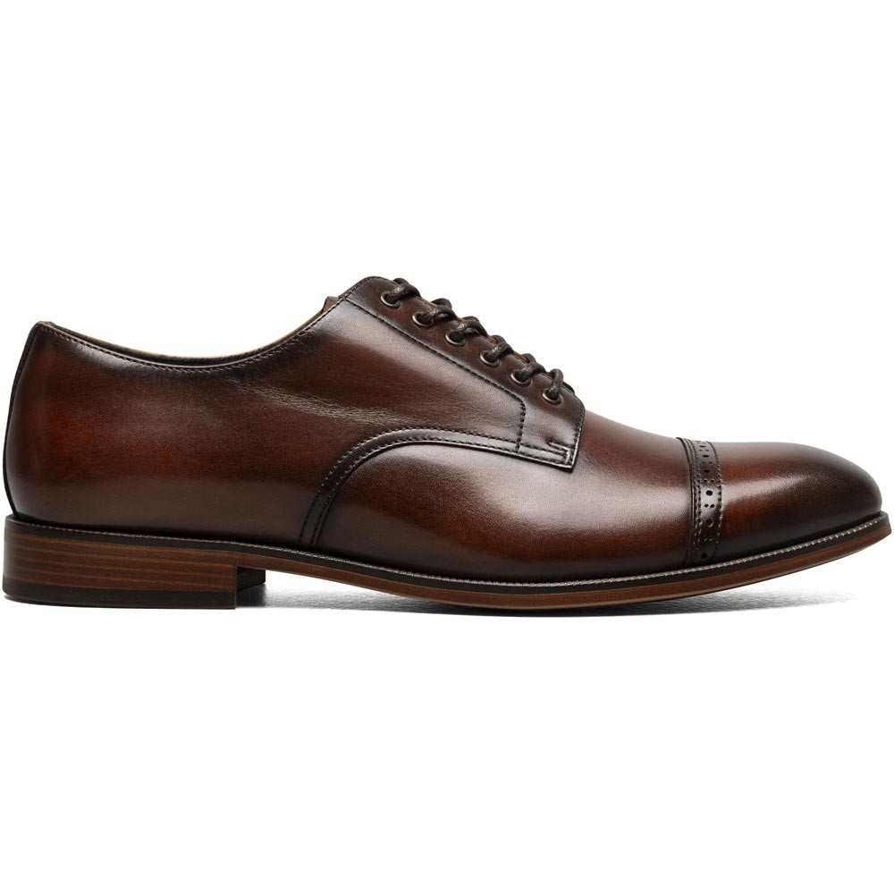 Stacy Adams Shoes William Cap Toe Oxford Brown Size 9 — photo 2