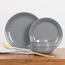 Dinnerset 12PC Anaheim grey Stoneware Dinnerwear