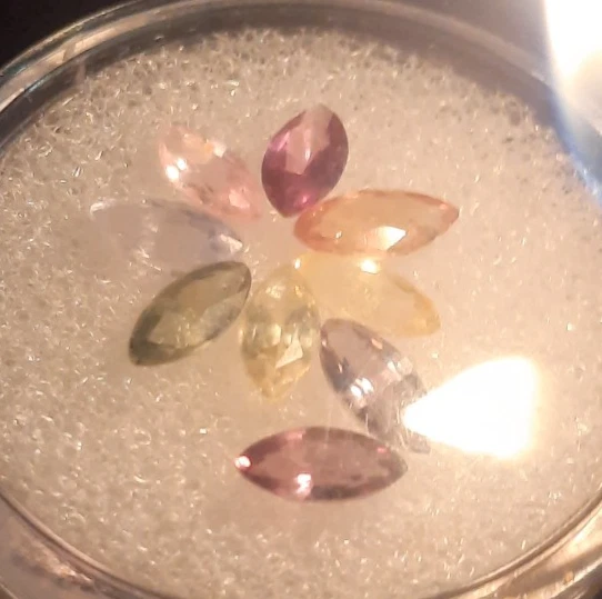 Super Sparkle 🌈 Sapphire Suite, includes Color Change 6x3mm 3 ctw - Image 3 of 4