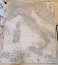 Carta itineraria - commerciale dell'Italia diseg.ta e diretta da Ferdinando