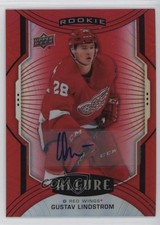 2020-21 Upper Deck Allure Rookie SP Red Rainbow Gustav Lindstrom #116 Auto 03xg