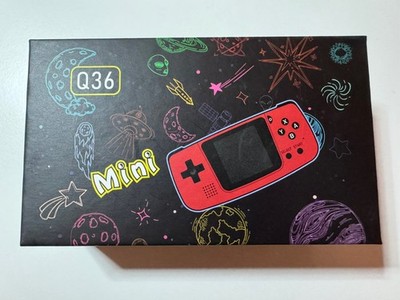 Powkiddy Q36 Retro Handheld Rot 32GB SD Mit OVP