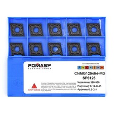 CNMG431 / CNMG120404-PM of CNC Carbide Inserts for Steel Turning Cutting Tool...