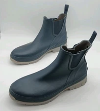 Bogs Womens Amelia Slip on Waterproof Rain Boots Size 9 Navy Blue