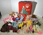 Vintage Barbie Case W/ Clothing & Accessories 1963 Mattel Ponytail