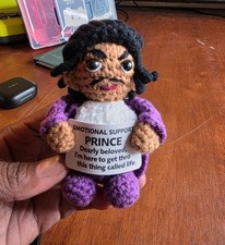 Prince Inspired Crochet Plush, Emotional Support Comfort Gift for Fan P1 GM4