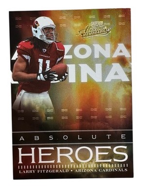 2007 Absolute Memorabilia - Absolute Heroes Larry Fitzgerald Gold 09/50 SSP RARE