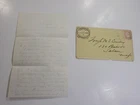 Civil War Letter 1865 Soldier Discharge Express Papers Salem Massachusetts VTG