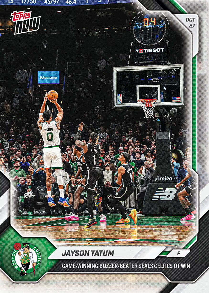2026-27 Topps Now NBA #37 Jayson Tatum Boston Celtics PRESALE