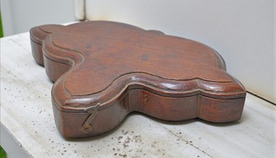 Antike Einzigartige Holz-Schmuckmacher-Waagen Box Original Alte Handgefertigt
