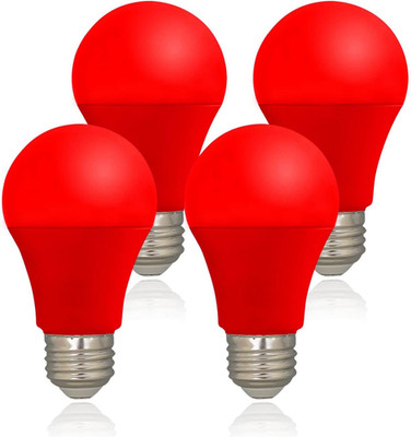 U4GLORY LED Red Color Light Bulb - A19 E26 Base Red Bulbs, 9W (60W Equivalent) C