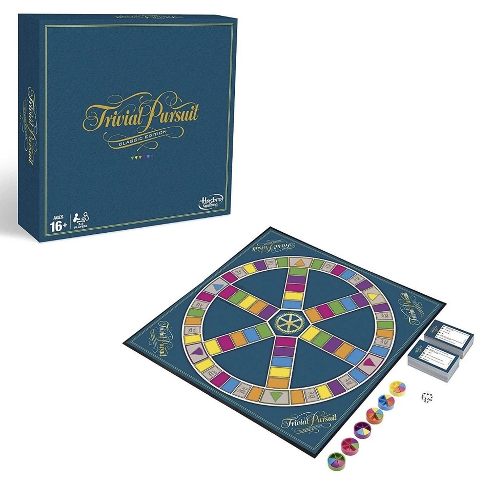 HASBRO GAMING Trivial Pursuit Game, Classic Edition POSTED FREE TODAY - Image 3 of 4
